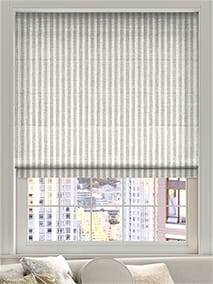 Grande Stripe Linen Roman Blind thumbnail image