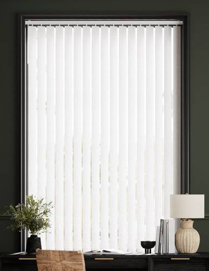 Grazia White Vertical Blind thumbnail image