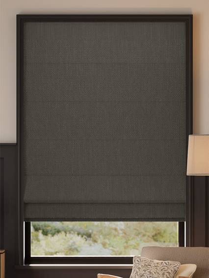 Grenada Blackout Charcoal Roman Blind thumbnail image