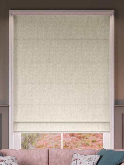 Grenada Blackout Lunar White Roman Blind thumbnail image