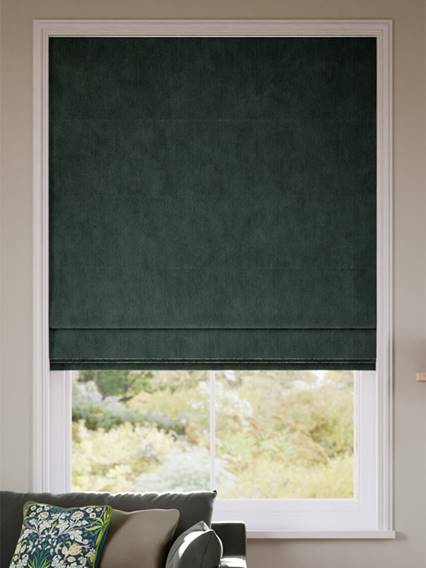 Hackney Velvet Pine Roman Blind thumbnail image