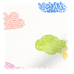 Happy Clouds Blackout Summer Brights Roller Blind swatch image