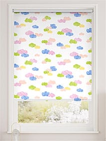 Twist2Go Happy Clouds Blackout Summer Brights Roller Blind thumbnail image
