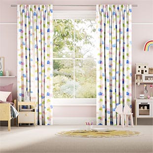 Happy Clouds Summer Brights Curtains thumbnail image