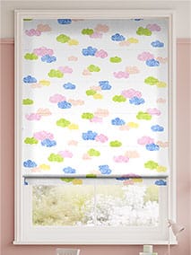 Happy Clouds Summer Brights Roman Blind thumbnail image
