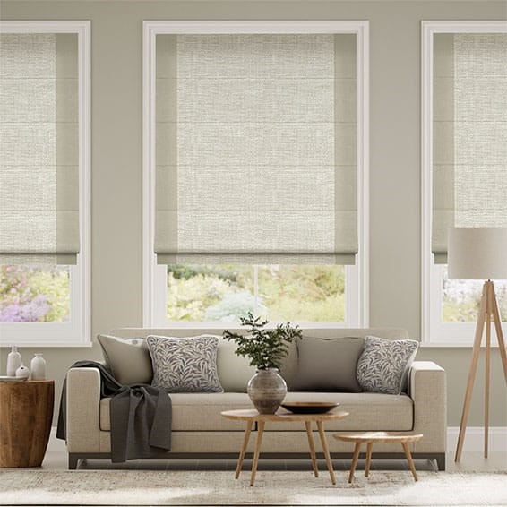 Harlow Stone & Latte Roman Blind