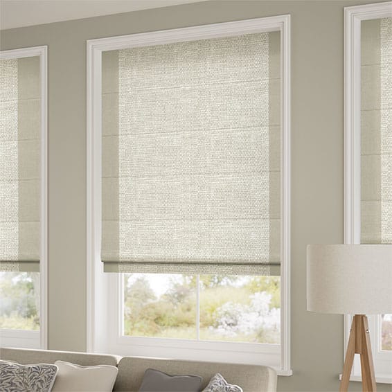 Harlow Stone & Latte Roman Blind