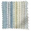Harper Stripe Ocean Curtains sample image