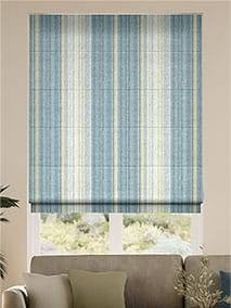 Harper Stripe Ocean Roman Blind thumbnail image