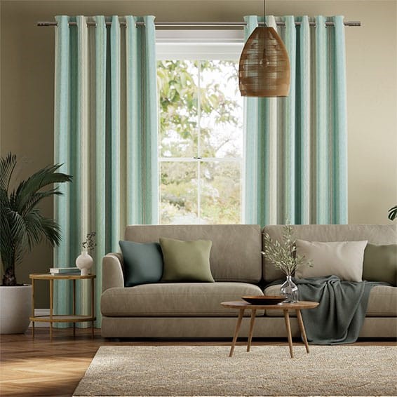 Harper Stripe Zest Curtains