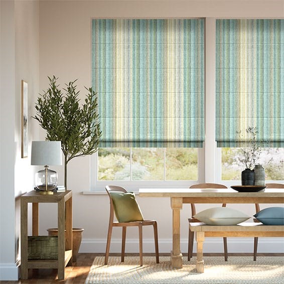 Harper Stripe Zest Roman Blind