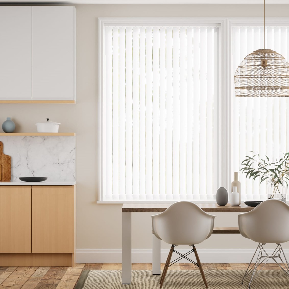 Harrogate Brilliant White Vertical Blind