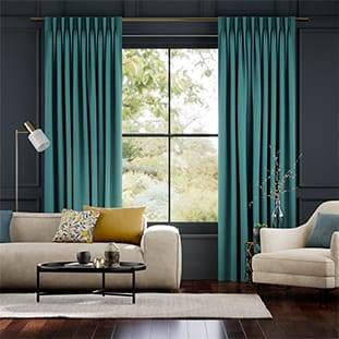 Harrow Caribbean Blue Curtains thumbnail image