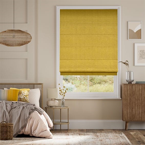 Harrow Mimosa Gold Roman Blind