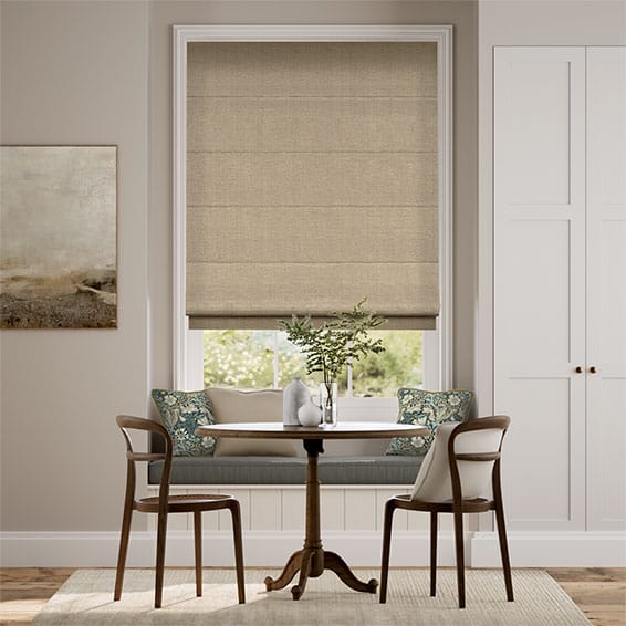 Harrow Oatmeal Roman Blind