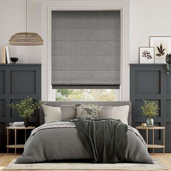 Harrow Tonal Grey Roman Blind