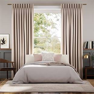 Harrow Warm Blush Curtains thumbnail image