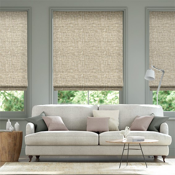 Haverford Oatmeal Roman Blind