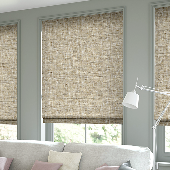 Haverford Oatmeal Roman Blind