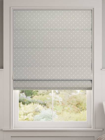 Hearts Grey Roman Blind thumbnail image