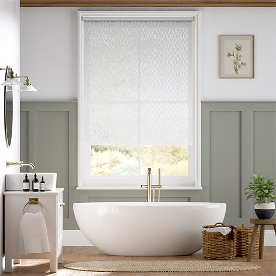 Hera Bright White Roller Blind