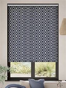 Hera Navy Roller Blind thumbnail image