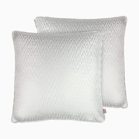 Hera Satin Weave Silver Cushion