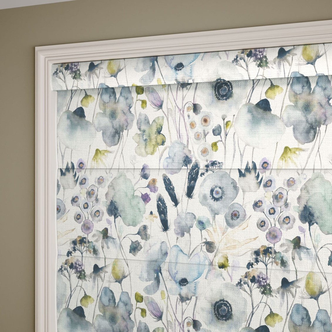 Hibbertia Crocus Cream Roman Blind