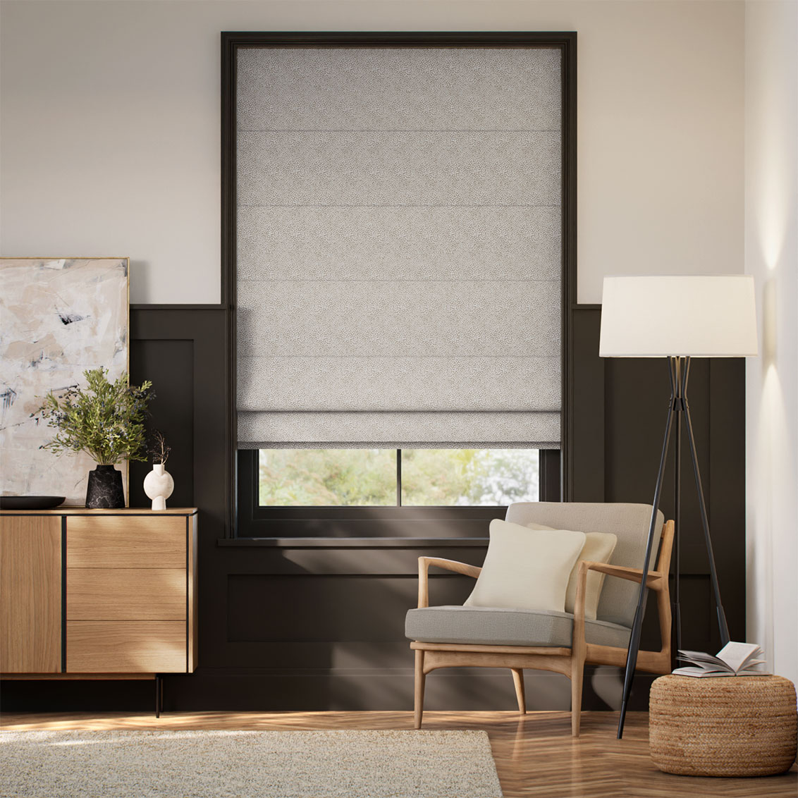 Himalayas Latte Roman Blind