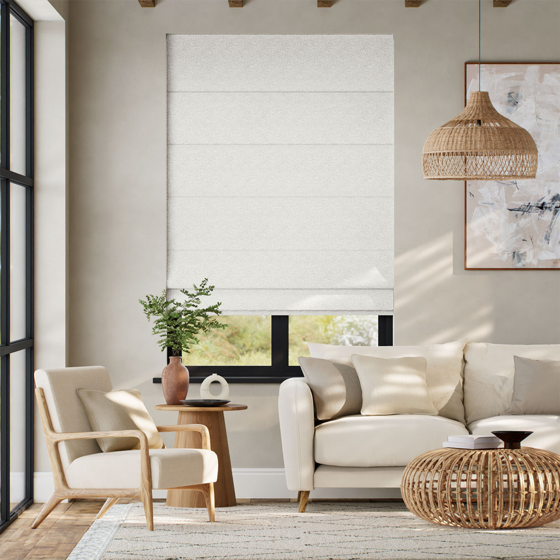 Himalayas Natural Roman Blind