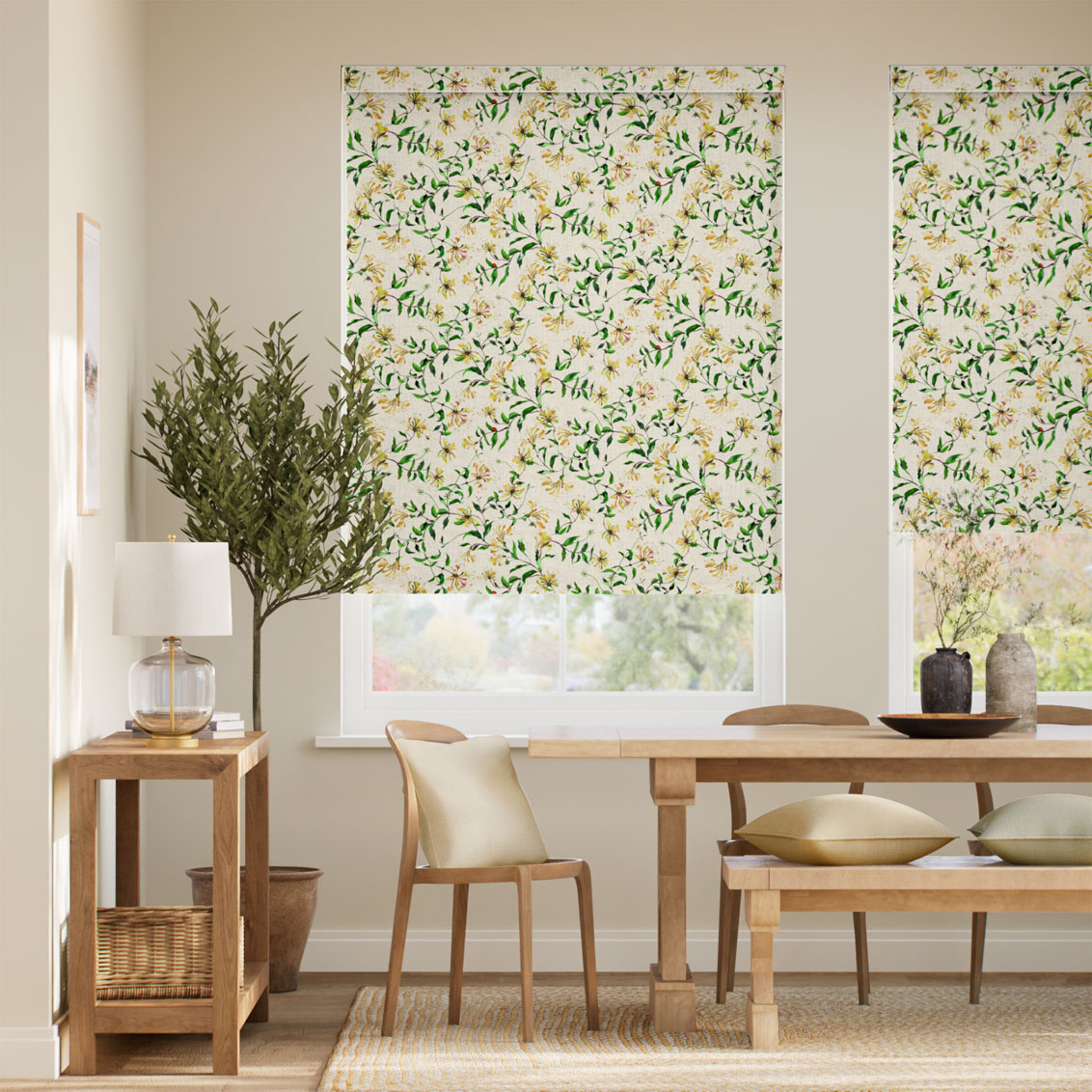 Honeysuckle Yellow Roller Blind
