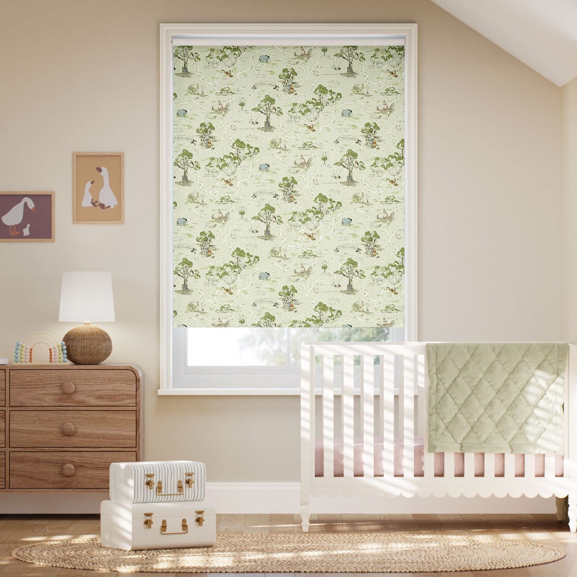 Hundred Acre Wood Blackout Forest Roller Blind