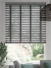 Husky Grey and Lead Wooden Blind thumbnail image