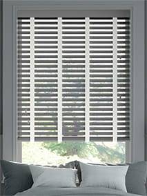 Husky Grey & White Chantilly Wooden Blind thumbnail image