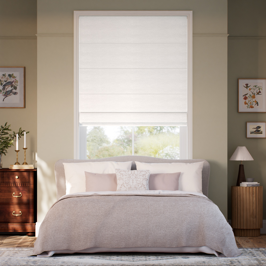Ianthe Porcelain Roman Blind