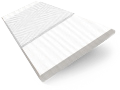 Ice White & White Wooden Blind swatch image