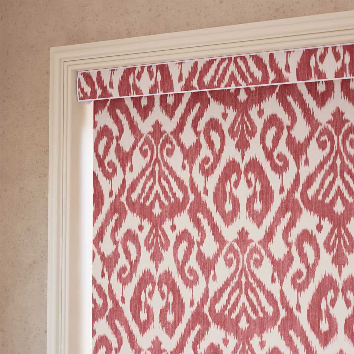 Ikat Damask Russet Roller Blind