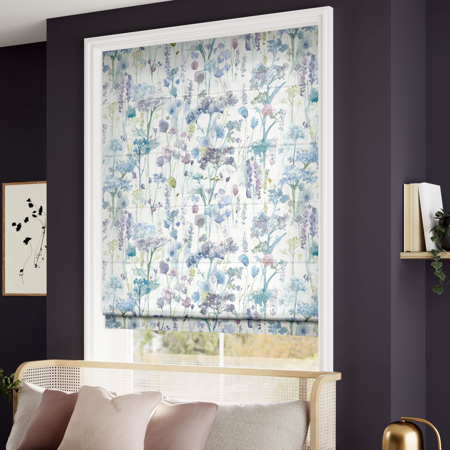 Ilinizas Violet Roman Blind