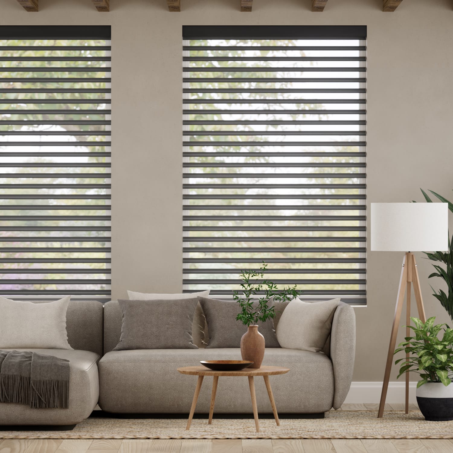 Illusion Anthracite  Roller Shade