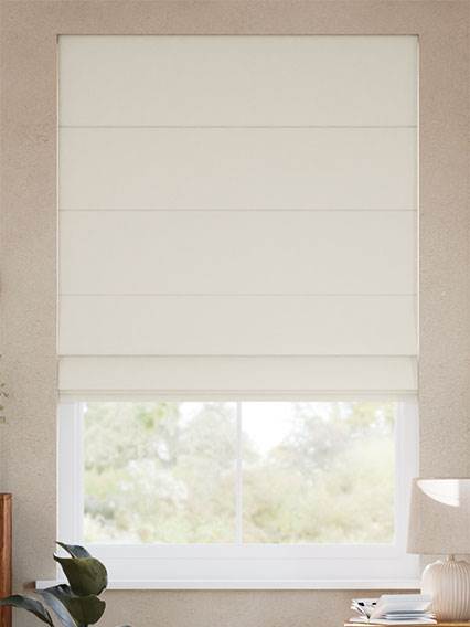 Inara Pure Linen Ivory Roman Blind thumbnail image