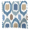 Inca Spot Blue Roman Blind sample image