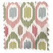 Inca Spot Green & Blush Roller Blind sample image