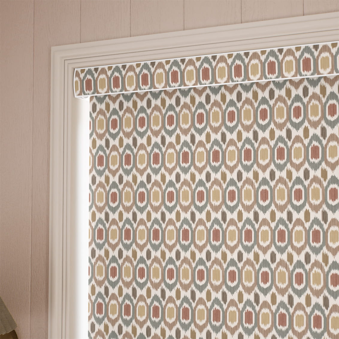 Inca Spot Neutral & Mineral Roller Blind