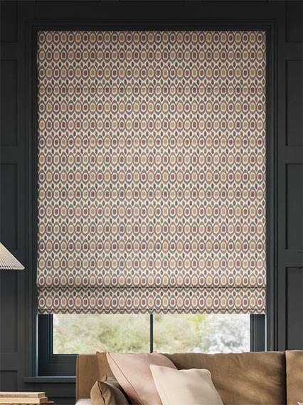 Inca Spot Neutral & Mineral Roman Blind thumbnail image