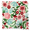 Indian Summer Ditsy Rose Pink & Polka Dot Red Roller Blind sample image