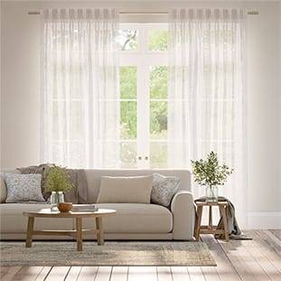 Ionian Voile Cloud White Curtains thumbnail image