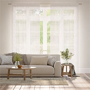 Ionian Voile Cloud White Curtains thumbnail image