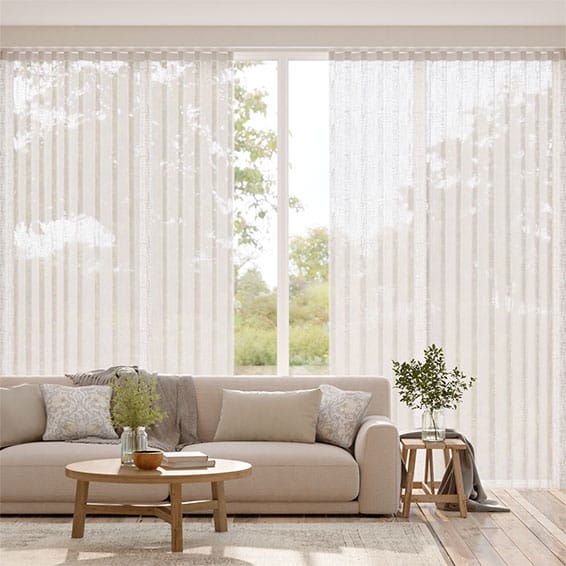 Ionian Voile Cloud White Curtains