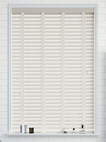 Ivory Lace & Vanilla Wooden Blind thumbnail image