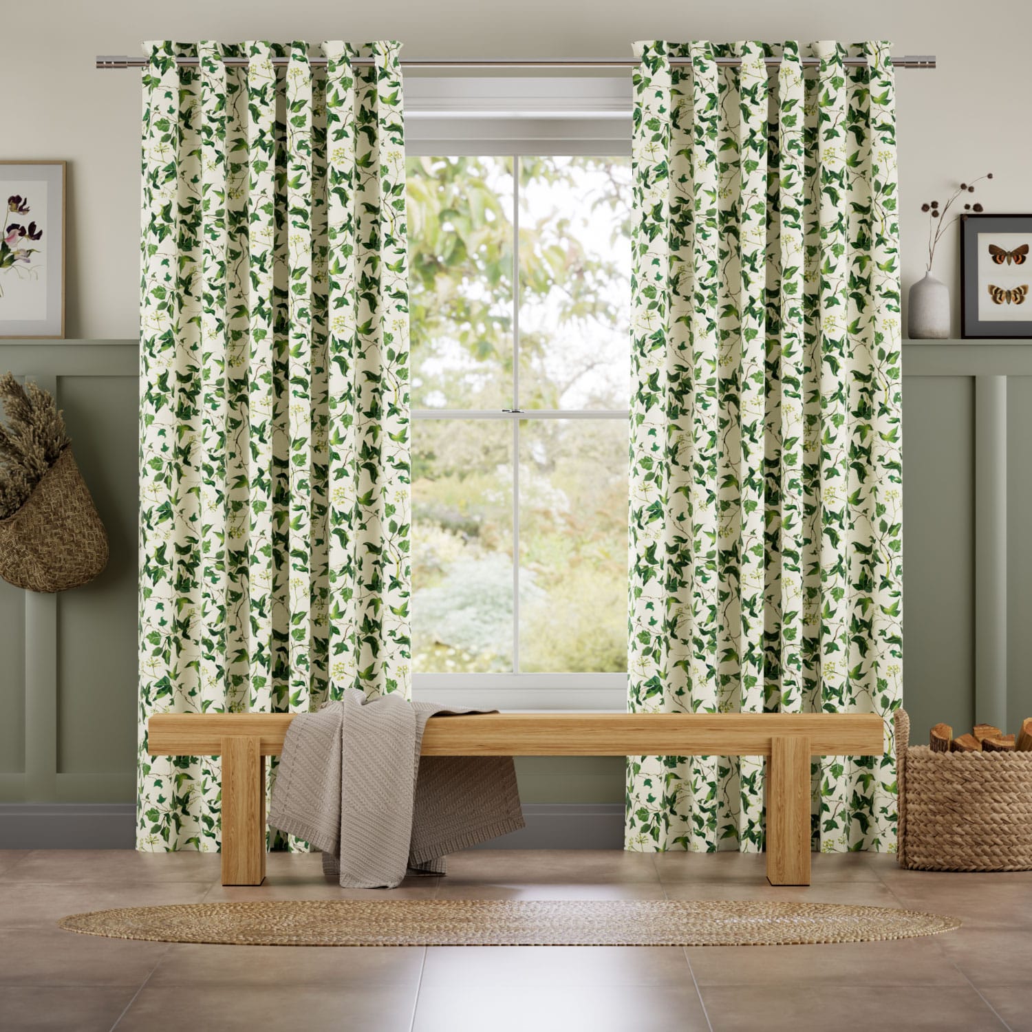 Ivy Green Curtains